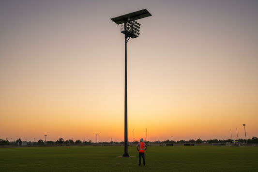 Contractor's Guide: Installing 50W Solar LED Stadium Light