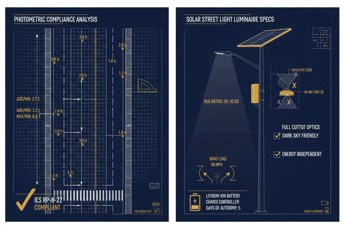 IES RP-8-22 Compliance Guide: Commercial Solar Street Lighting for Municipal Projects