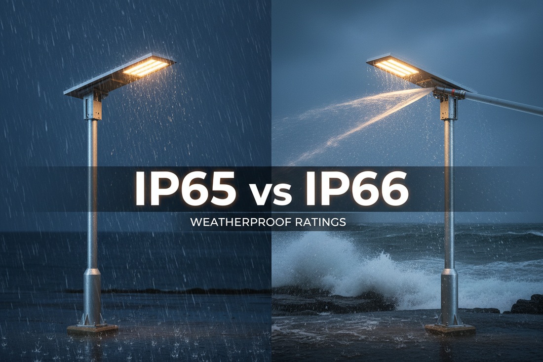 Decoding IP Ratings for Outdoor Solar Lights: IP65 vs. IP66