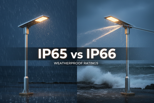 Decoding IP Ratings for Outdoor Solar Lights: IP65 vs. IP66