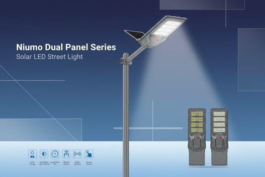 All-in-One Solar LED Street Light: Niumo Dual Panel Series Review (500W-700W)