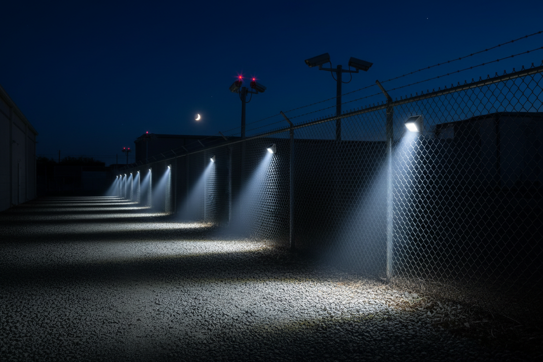 Perimeter Security Lighting: Optimizing Solar Wall Light Beam Angles