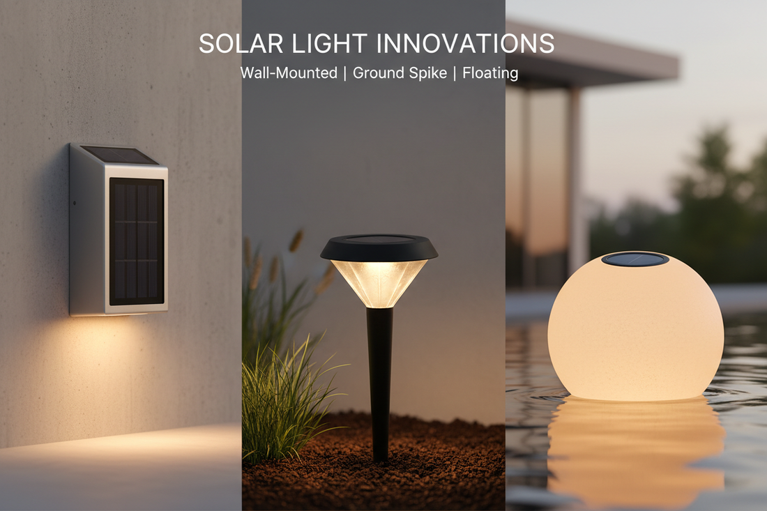 Solar Light Wiki Design Styles: Wall-mounted vs Ground Spike vs Floating