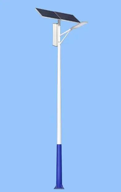 60W Solar Street Light with 80Ah Battery - 6M Pole Complete System