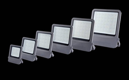 Wholesale High-Efficiency 50-600W LED Flood Lights | 100-277V Wide Voltage 160lm/W Commercial LED Flood Lights (3000K-7000K) RA>70 High CRI
