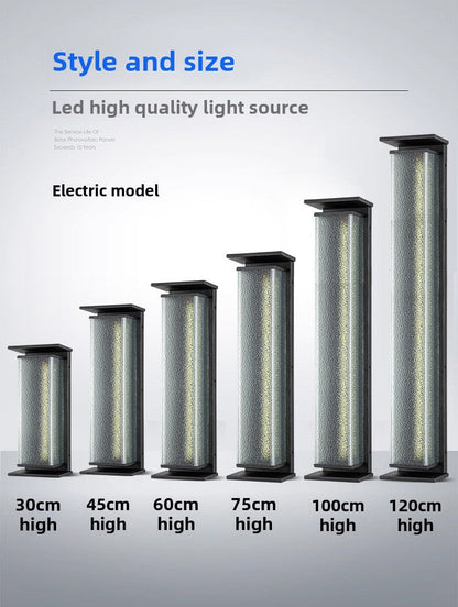 Outdoor Waterproof Solar Wall Lamp Villa on Both Sides of the Door Pillar Exterior Wall Courtyard