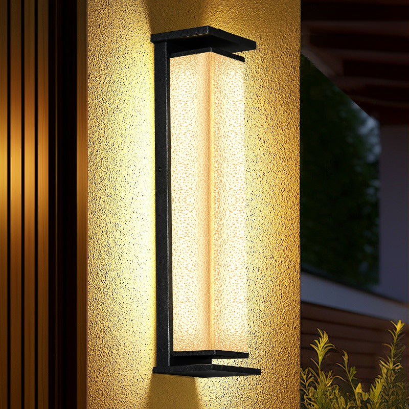 Outdoor Waterproof Solar Wall Lamp Villa on Both Sides of the Door Pillar Exterior Wall Courtyard