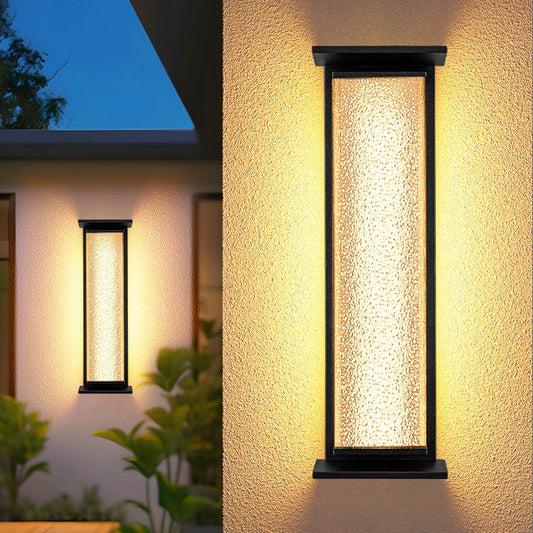 Outdoor Waterproof Solar Wall Lamp Villa on Both Sides of the Door Pillar Exterior Wall Courtyard