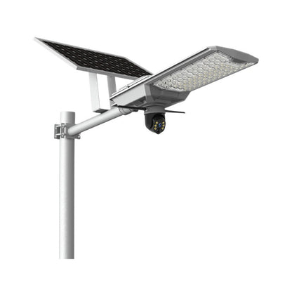 600W Solar CCTV Camera System: 4MP Ball, Auto Tracking, 340° Pan, WiFi/4G, IP66