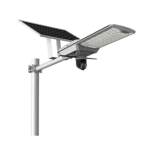 600W Solar CCTV Camera System: 4MP Ball, Auto Tracking, 340° Pan, WiFi/4G, IP66