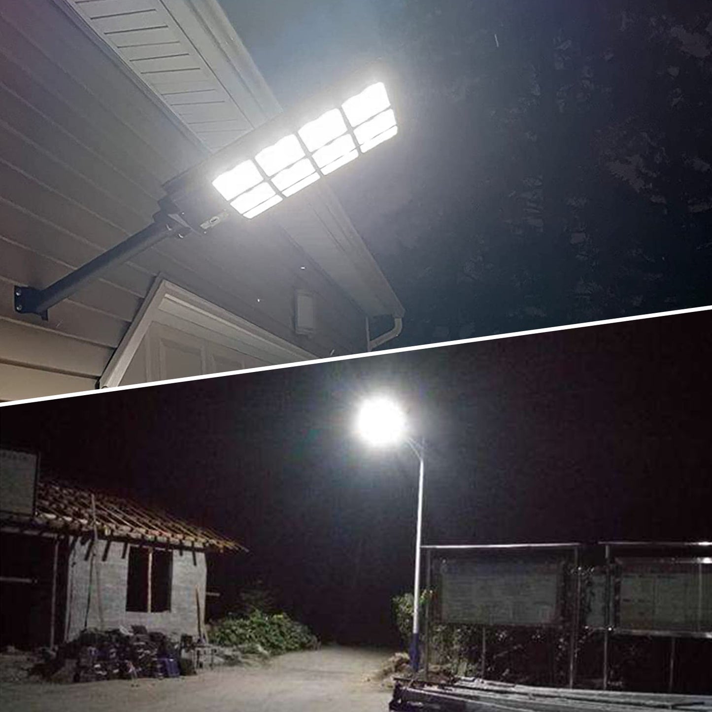 1600W BMW-Style Solar Street Light – 1152 LEDs, 30W Panel, 16-24H Runtime, 360㎡ Coverage