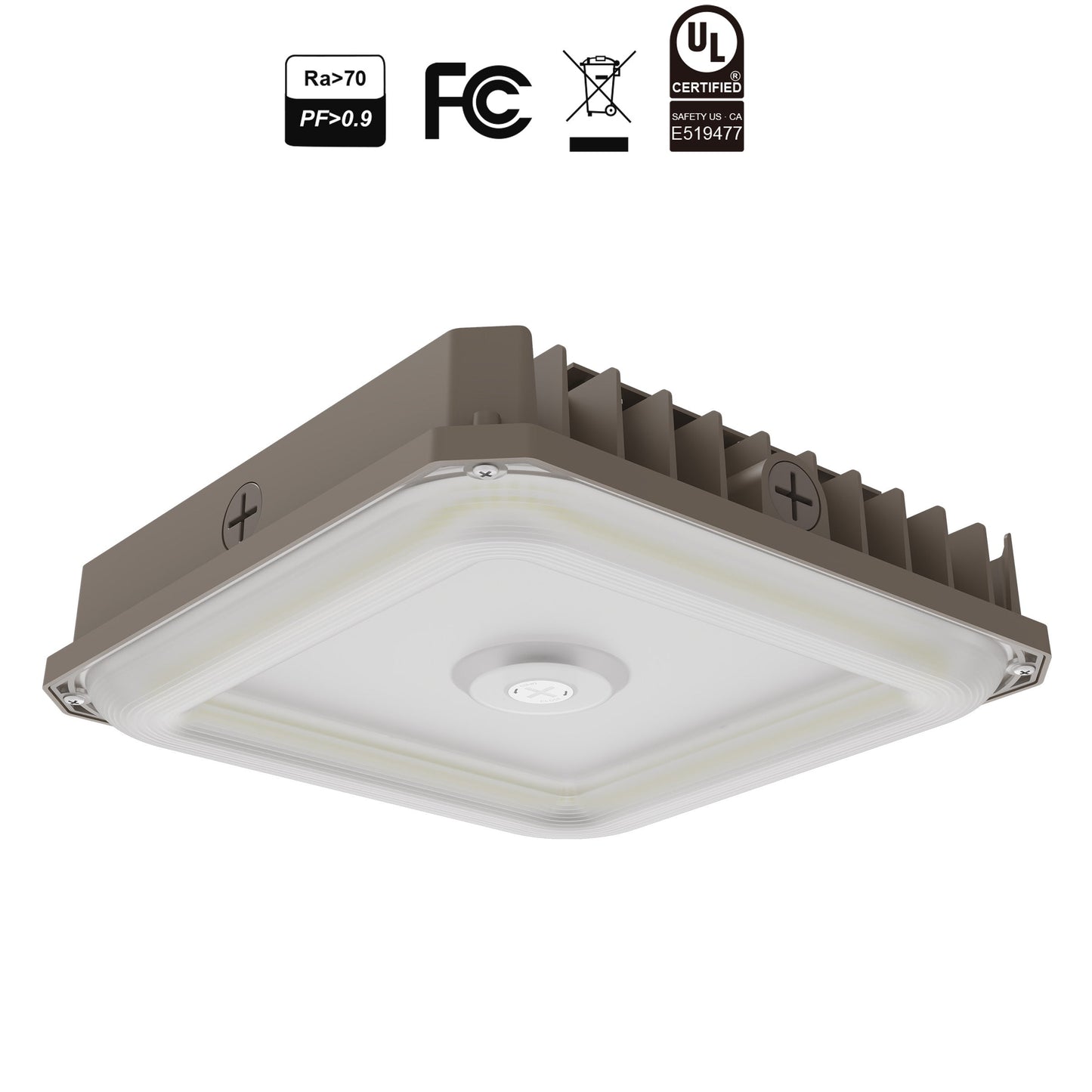 GP04 Series LED Garage & Canopy Light - 40W Tunable, 5200 Lumens, 130 LPW