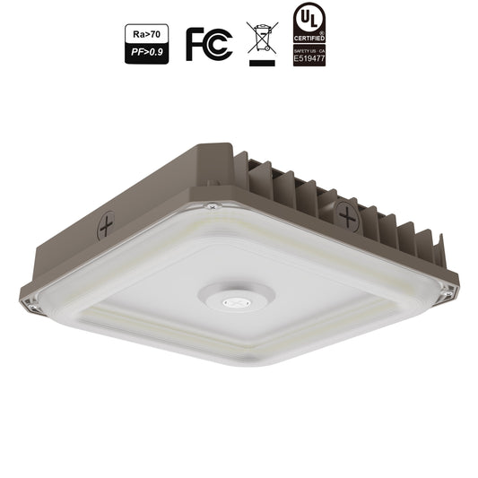 GP04 Series LED Garage & Canopy Light - 40W Tunable, 5200 Lumens, 130 LPW