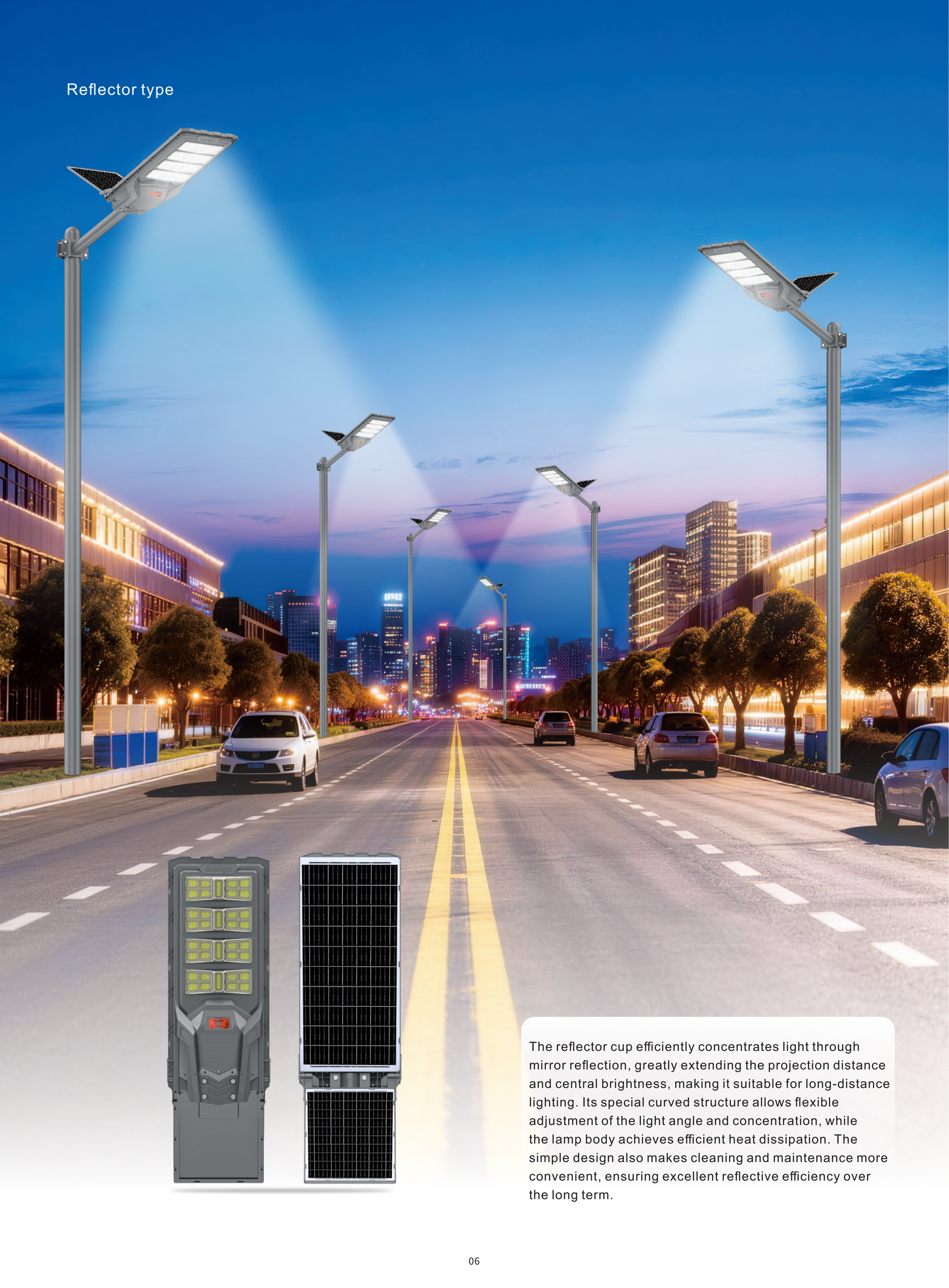 All-in-One Solar LED Street Light - Niumo Dual Panel Series DDS-500/600/700W