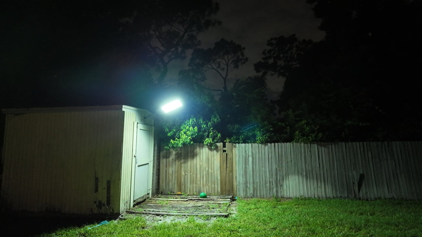 45000LM Commercial Solar Street Light | 300W Dusk-to-Dawn | IP66 Weatherproof | Free Shipping (USA)