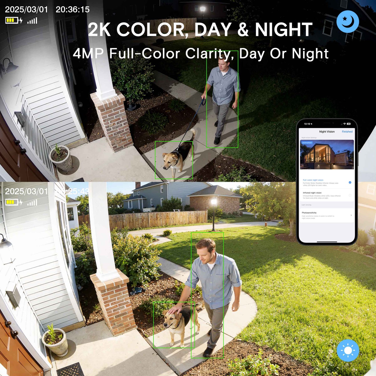 4MP Solar WiFi Security Camera - 100% Wire-Free with Two-Way Audio