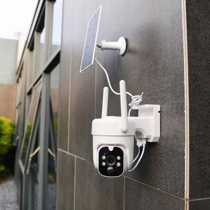 4MP Solar WiFi Security Camera - 100% Wire-Free with Two-Way Audio