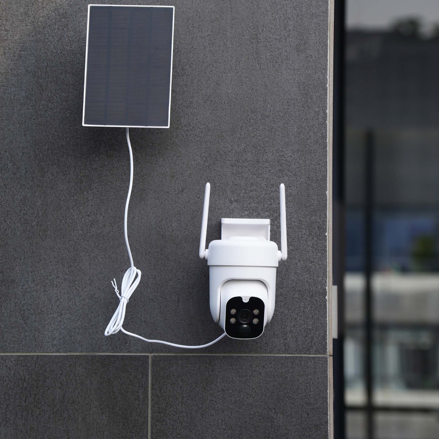 4MP Solar WiFi Security Camera - 100% Wire-Free with Two-Way Audio