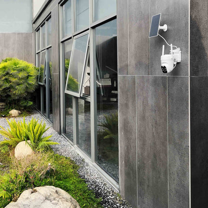 4MP Solar WiFi Security Camera - 100% Wire-Free with Two-Way Audio