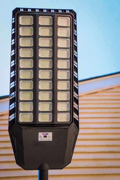 45000LM Commercial Solar Street Light | 300W Dusk-to-Dawn | IP66 Weatherproof | Free Shipping (USA)