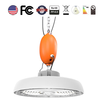 UFO07 LED High Bay Light - 150W 200W 240W Tunable - DLC 5.1 Premium - 150LPW - Industrial Warehouse Lighting