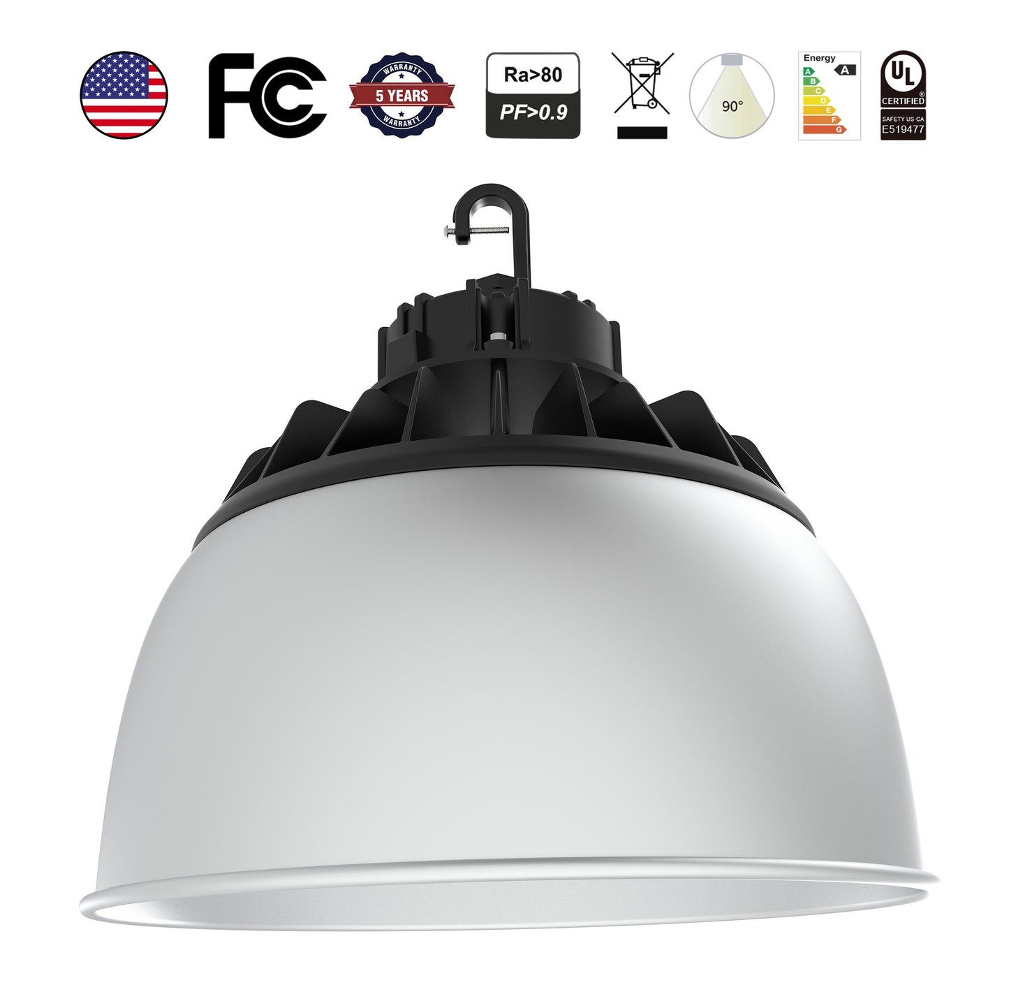 Dimmable High Bay Light 240/200/150WTunable - Selectable 3500K/4000K/5000K CCT