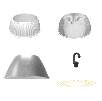 UFO07 LED High Bay Light - 150W/200W/300W Tunable - DLC 5.1 Premium - 140 LPW Industrial Warehouse Lighting