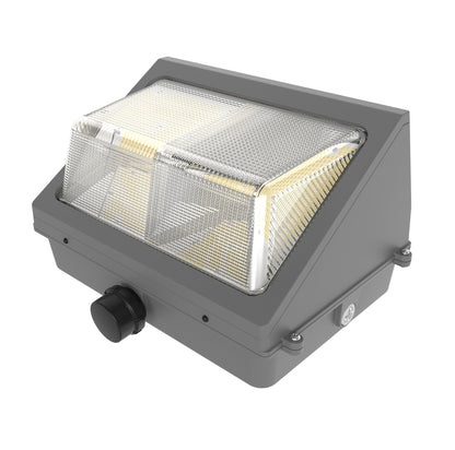 WK04 Series Half Cut Wall Pack - 40W-120W LED Outdoor Commercial Lighting