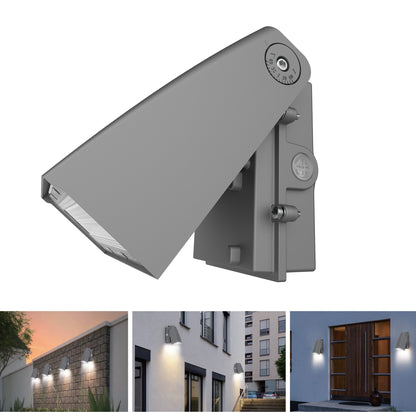 WK06 Series LED Wall Pack - 40W to 120W Tunable, DLC Premium 5.1 Certified