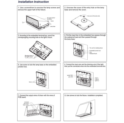 WK07 Series LED Wall Pack - Full Cutoff Commercial Outdoor Lighting 40W-120W