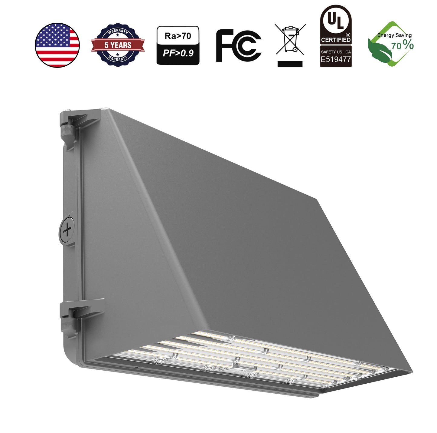 WK07 Series LED Wall Pack - Full Cutoff Commercial Outdoor Lighting 40W-120W