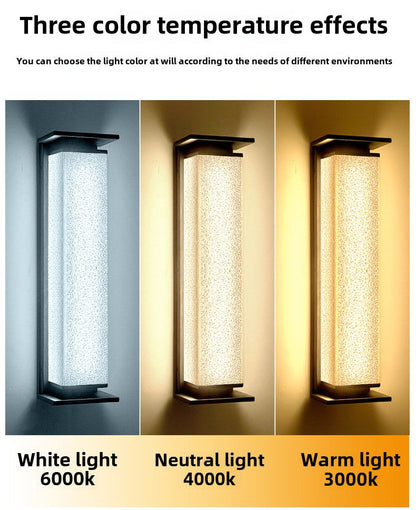 Outdoor Waterproof Solar Wall Lamp Villa on Both Sides of the Door Pillar Exterior Wall Courtyard
