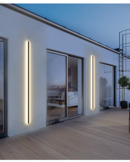 Outdoor Wall Lamp Waterproof Garden Light Minimalist Strip Light LED Simple Wall Washer Light Modern Villa Entrance Wall Lamp