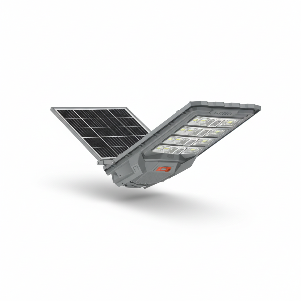 Niumo Solar Street Light - Clean White Background 2