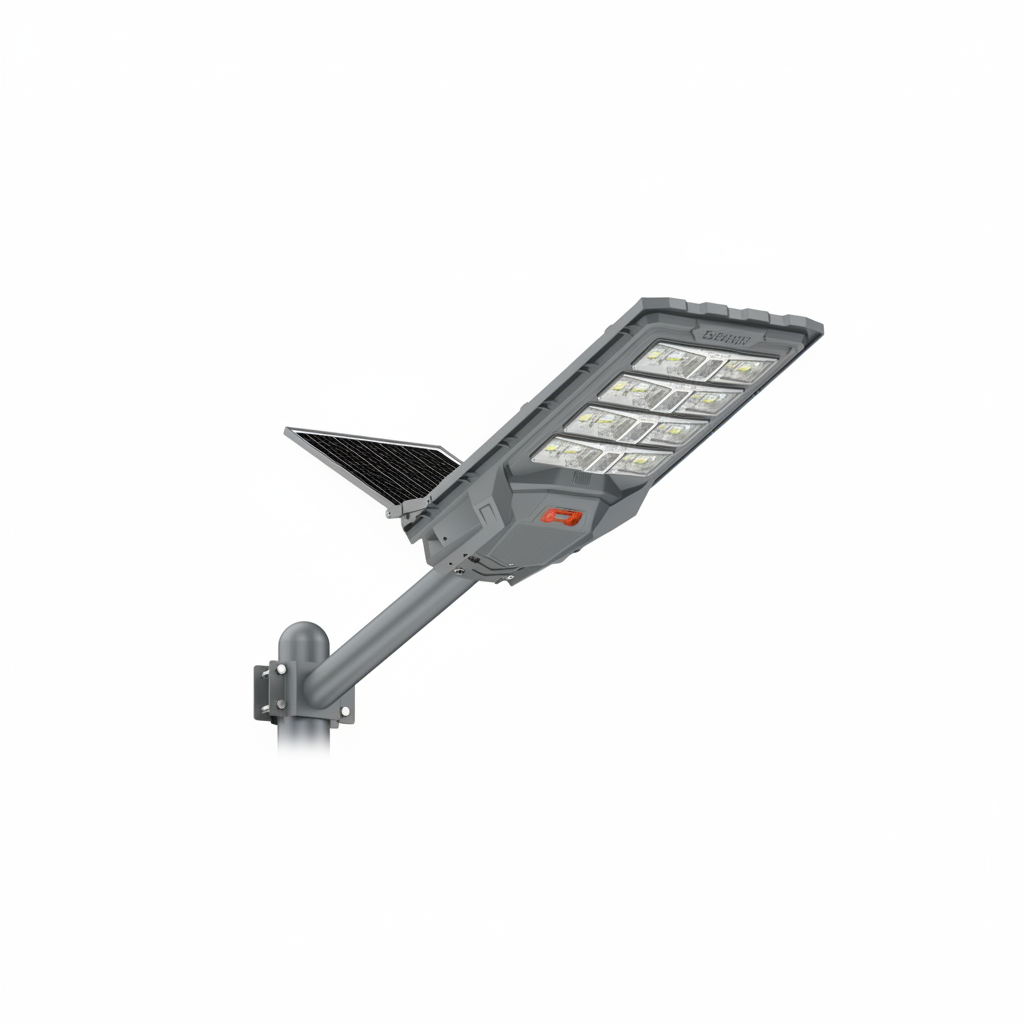 Niumo Solar Street Light - Clean White Background 3